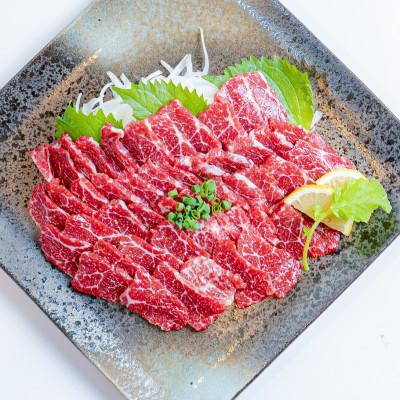 ふるさと納税 水上村 [熊本 と畜]桜屋 特選馬刺しスライス 300g(水上村)