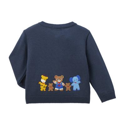 ふるさと納税 南アルプス市 ミキハウス ニットカーディガン 90cm