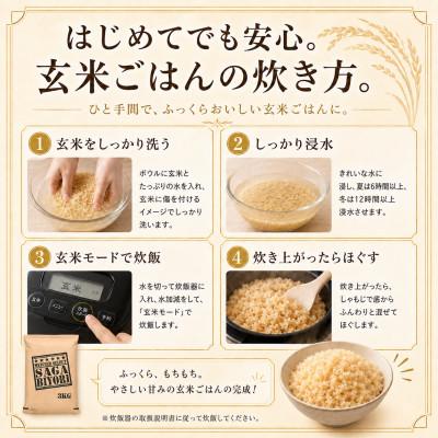 ふるさと納税 吉野ヶ里町 令和7年産【玄米さがびより3kg】五つ星お米マイスター厳選!(吉野ヶ里町) |  | 02
