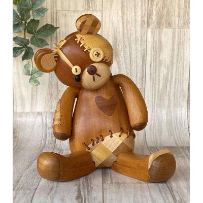 ふるさと納税 養父市 [cotree]ステッチベア ティアーズ 〜ほころびも愛しい木のくま〜