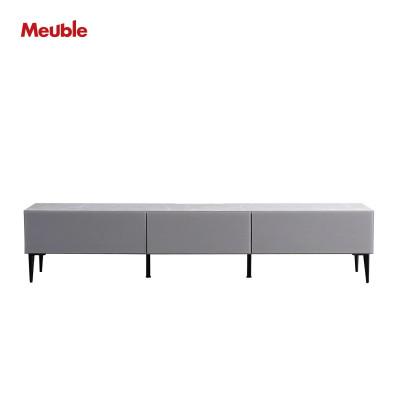 ふるさと納税 大川市 テレビボード 幅200cm ローボード リスボン グラスグレー×マーブルホワイト[モーブル]