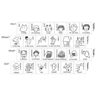 ふるさと納税 遠野市 遠野の森の木の絵本 「 だれがどすた? 英語 版 Who did what?(女の子:日本語付き)」の画像