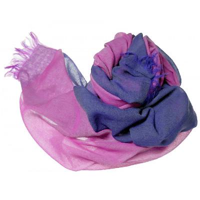 ふるさと納税 西桂町 [KASANE]日本製 天然素材 大判 薄手 山梨 手洗い可 無縫製二重織ウールガーゼストール