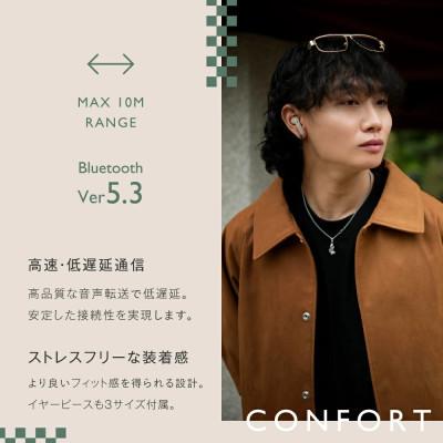 ふるさと納税 西原村 【&Less】ワイヤレスイヤホン(グレー) カナル型 Bluetooth Ver.5.3 |  | 02