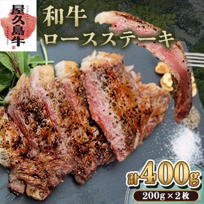 ふるさと納税 屋久島町 [屋久島牛]和牛ロースステーキ400g(屋久島町)