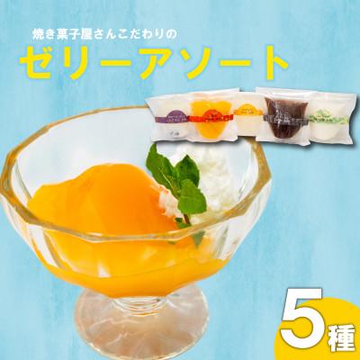 ふるさと納税 須崎市 こだわりゼリーアソート5種(コーヒーゼリー マンゴーゼリー ゆずゼリー 杏仁豆腐 小豆ミルクゼリー)