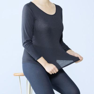 【ころぽっくる】BSファイン　着る岩盤浴　レディース　Tシャツ　ブラック 着る岩盤浴”BSファイン