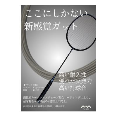 ふるさと納税 川俣町 カーボンナノチューブガットモデル・バドミントンセット(ガット張上・ケース付)18lbs×コスキン坊や