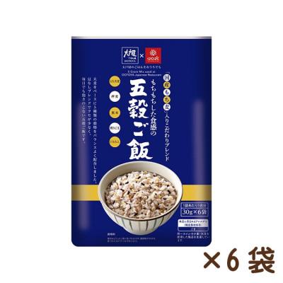 ふるさと納税 中央市 [はくばく]大戸屋もちもちした食感の五穀ご飯(30g×6袋入り)×6袋