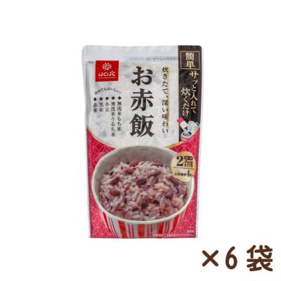 ふるさと納税 中央市 [はくばく]お赤飯 308g×6袋