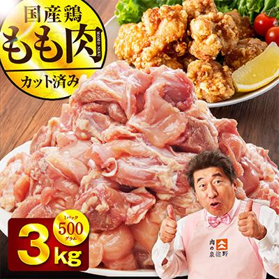 ふるさと納税 泉佐野市 [カット済み]国産 鶏肉もも 3kg 氷温熟成×極味付け 小分け