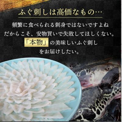 ふるさと納税 宇部市 【冷蔵】とらふぐ刺身 1人前 6皿_2