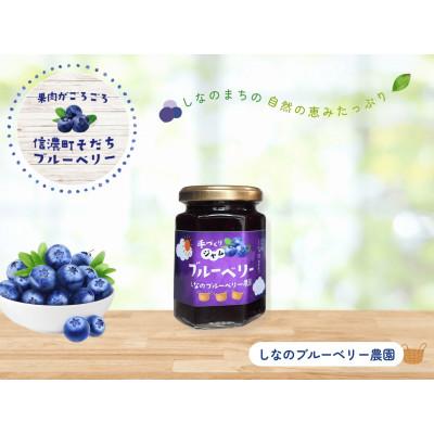 ふるさと納税 信濃町 しなのブルーベリー農園「長野県信濃町産ブルーベリージャム」150g×3本セット