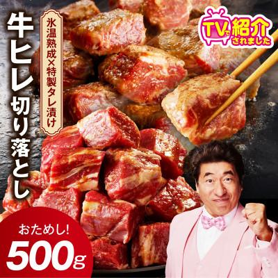 ふるさと納税 泉佐野市 [お試し]牛ヒレ肉 切り落とし 500g 小分け 500g×1P 氷温熟成×特製ダレ