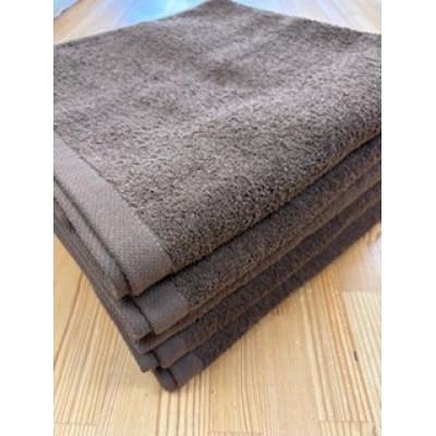 ふるさと納税 阪南市 泉州タオル 幅60cm 厚手 ふわふわ バスタオル 800匁 2枚入り(ブラウン)