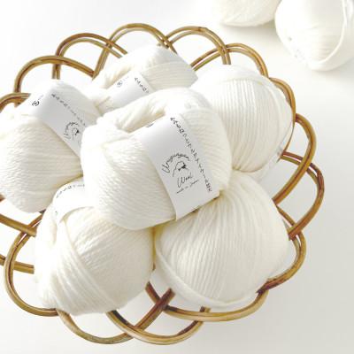 ふるさと納税 江南市 あみもねっと ウルグアイウール並太 1番色 10玉セット