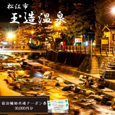 ふるさと納税 松江市 玉造温泉共通クーポン券 30,000円分