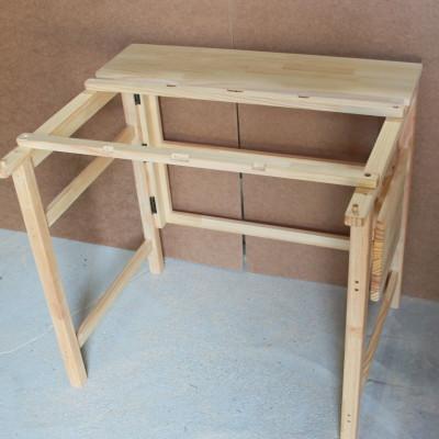 ふるさと納税 猪名川町 エディ工房 刺繍ワークデスク(D65)奥行65cm 折りたたみ式 刺繍枠は付属していません 受注製作