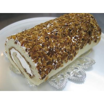 ふるさと納税 鴻巣市 低糖質ケーキ ロールケーキ2本セット(アーモンドロール・ガナッシュロール 各1本)