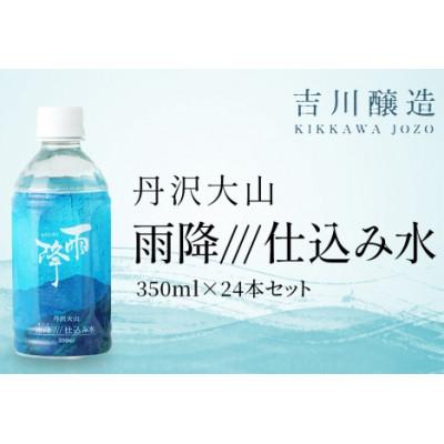 ふるさと納税 伊勢原市 丹沢大山 雨降///仕込み水 硬水 ミネラルウォーター 350ml×24本セット 1箱