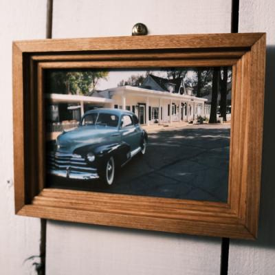 ふるさと納税 江南市 木の温かみ感じる無垢のフォトフレーム/壁掛け L版 岐阜県産桧使用