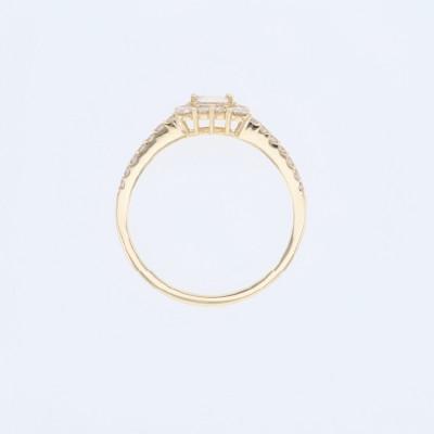 ふるさと納税 泉佐野市 アルカンシェル 18金YGダイヤリング(計0.50ct