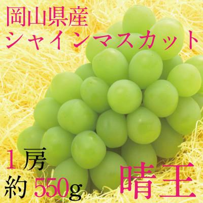 ふるさと納税 浅口市 [HS]ぶどう2026年先行予約9月〜10月発送シャインマスカット晴王1房約550g