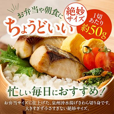 ふるさと納税 泉佐野市 【お弁当サイズ】さわら 切身 約50g×10切れ 小分け 500g 訳あり |  | 02