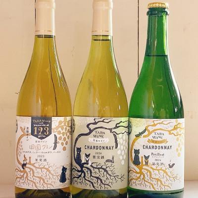 ふるさと納税 上富良野町 [多田ワイナリー]辛口白ワイン2本&amp;微発泡ワイン1本 計3本