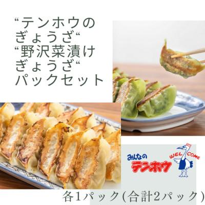 ふるさと納税 諏訪市 テンホウのぎょうざ12粒入り1パック/野沢菜漬けぎょうざ12粒入り1パック[冷凍]