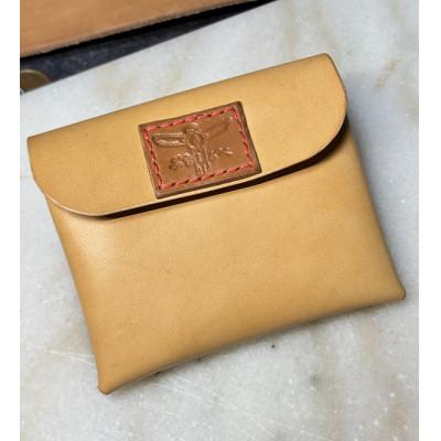 ふるさと納税 美作市 大人な小銭入れ(ステッチ ピンク)