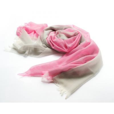 ふるさと納税 西桂町 [KASANE]日本製天然素材手洗い可 二重織ウールガーゼストール (雪の下)