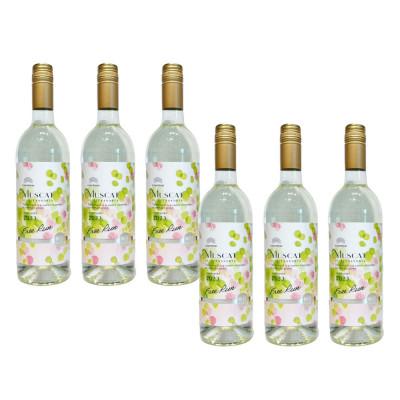 ふるさと納税 倉敷市 ふなおワイナリー マスカット・オブ・アレキサンドリア フリーラン 極甘口 750ml×6本