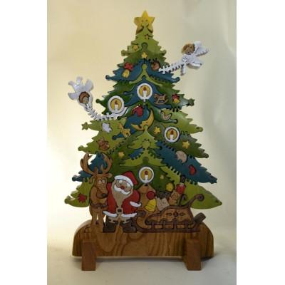 ふるさと納税 河内長野市 クリスマスツリー 特大サイズ 知育玩具 木製パズル