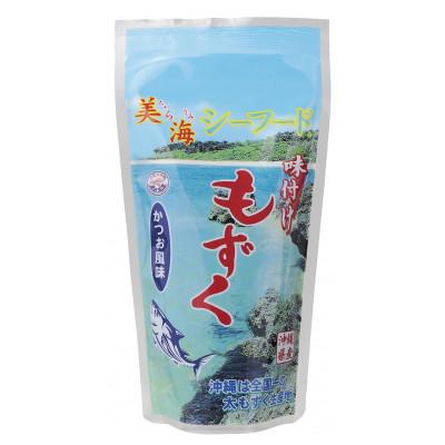 ふるさと納税 糸満市 味付けもずくセット(カツオ風味×3P、シークヮーサー味×3P)