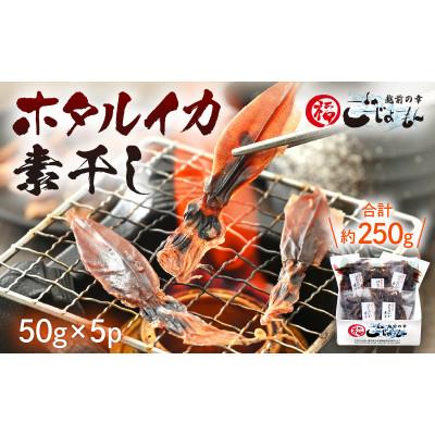 ふるさと納税 越前町 [のし付]ホタルイカ素干し 50g×5パック