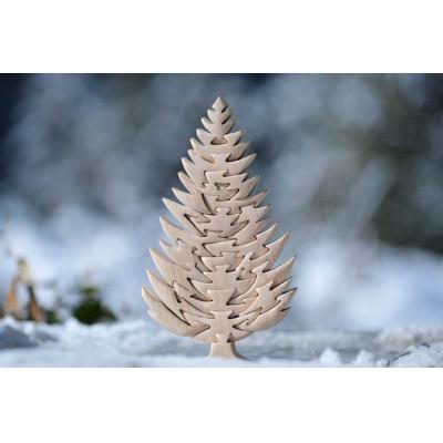 ふるさと納税 河内長野市 モミの木の木製パズル Lサイズ ヒノキ 無塗装