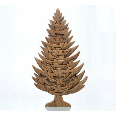 ふるさと納税 河内長野市 モミの木の木製パズル Lサイズ アルダー材 オイル塗装