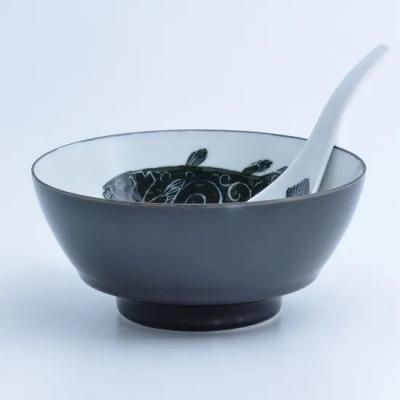 MONCLER FRAGMENTラーメン鉢＆れ んげセット インテリア レア ふるさと納税 佐賀県 究極のラーメン鉢レンゲセット シーラカンス
