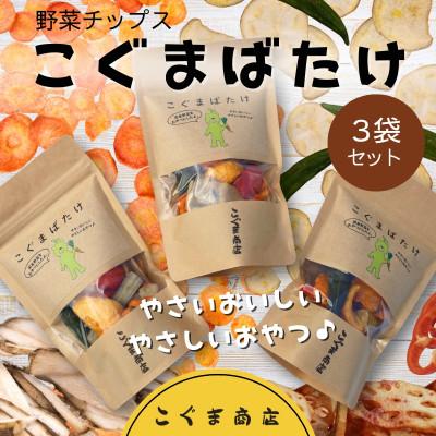 ふるさと納税 河内長野市 [3袋]国産野菜チップス こぐまばたけ(40g×3袋) ギフトBOX