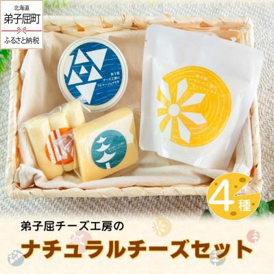 ふるさと納税 弟子屈町 弟子屈チーズ工房のナチュラルチーズ4種セット
