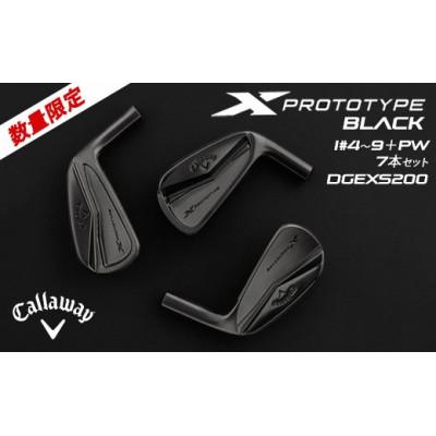 ふるさと納税 鹿沼市 X PROTO BLACK DGEXS200 アイアン 7本セット ゴルフクラブ callaway