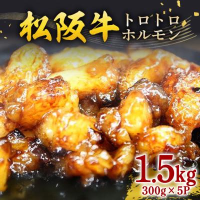 ふるさと納税 大台町 松阪牛トロトロホルモン 300g×5P