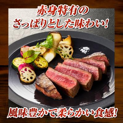 ふるさと納税 小林市 【訳あり】A4等級以上 宮崎牛 赤身ステーキ 6枚 計600g(小林市) |  | 01