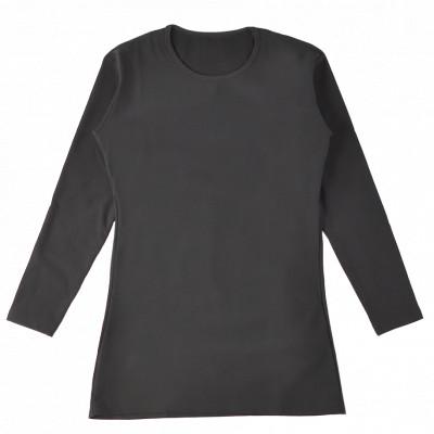 ふるさと納税 松山市 メンズ 長袖 丸首あったかインナー 2枚組 WCPM-01 ブラック Mサイズ