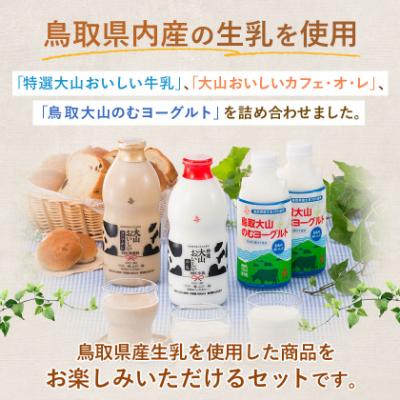 ふるさと納税 伯耆町 大山おいしいギフトミルク&のむヨーグルト |  | 01