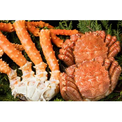 ふるさと納税 網走市 網走自慢・幻のイバラ蟹(約800g)&amp;毛蟹2尾(約600g)セット