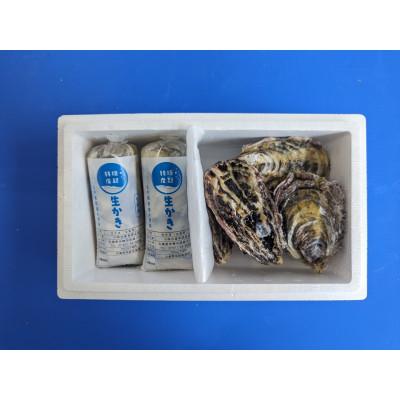 ふるさと納税 赤穂市 坂越かき 殻付き計6個 むき身計600gセット