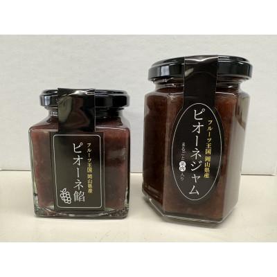 ふるさと納税 真庭市 ピオーネジャムと餡のセット