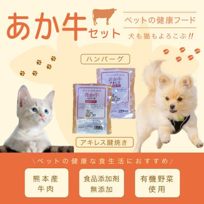 ふるさと納税 南阿蘇村 無添加[ペットフード]厳選あか牛セット